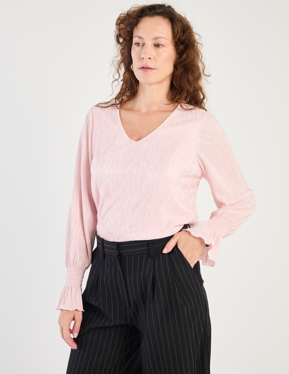 Blusa manga larga para mujer 1