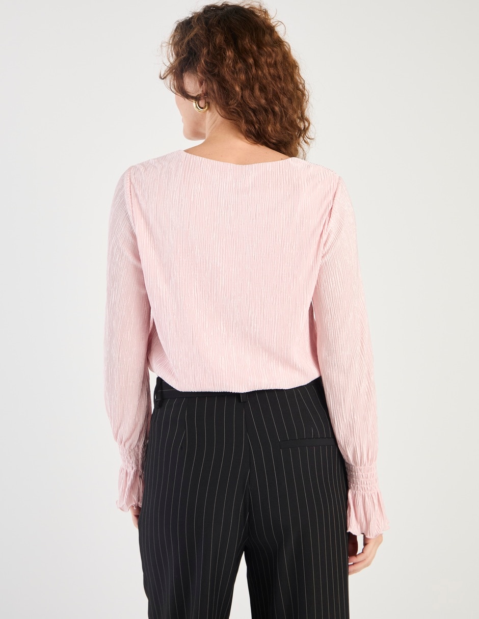 Blusa manga larga para mujer 6
