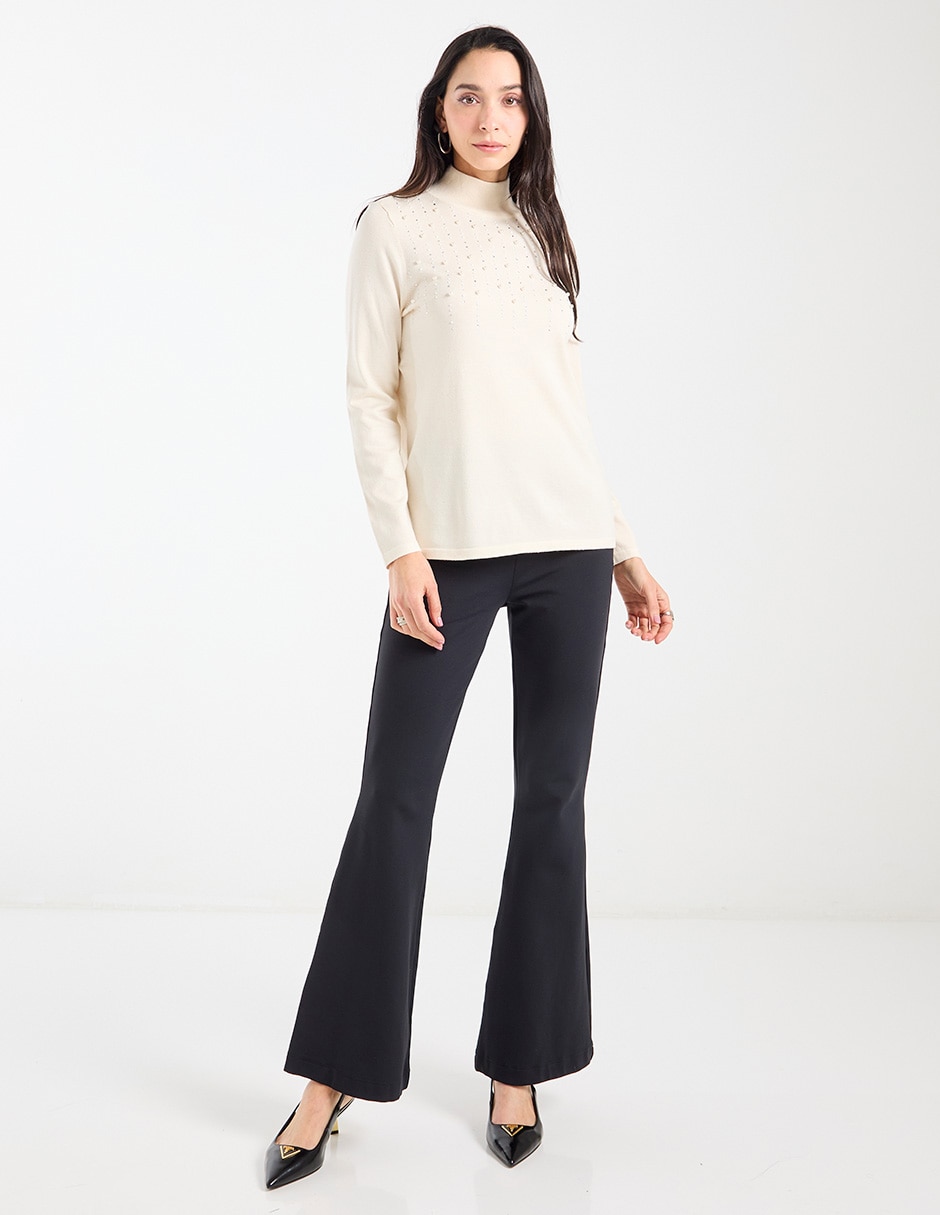 Suéter cuello alto para mujer 8