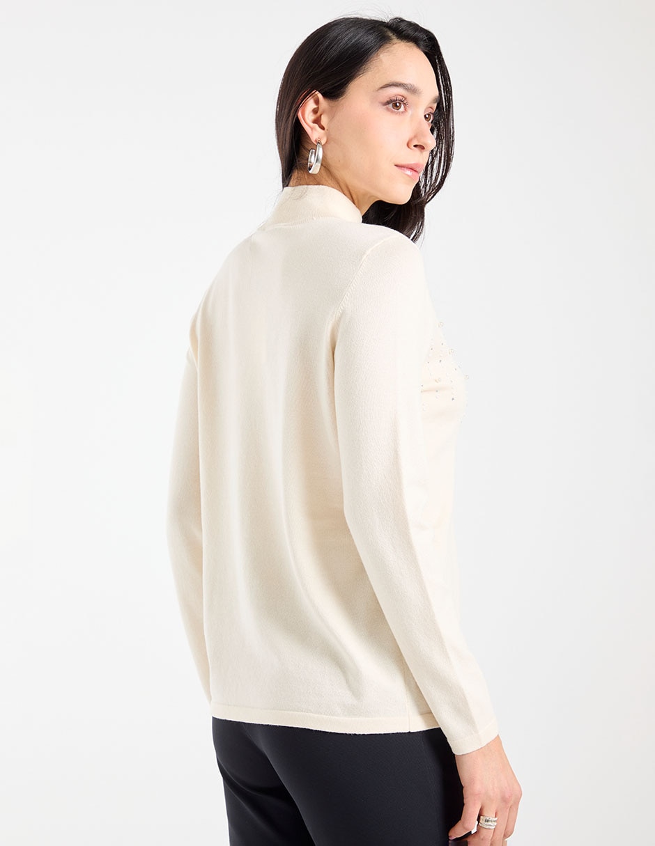 Suéter cuello alto para mujer 11