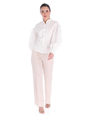 Blusa camisera Camasha manga larga para mujer