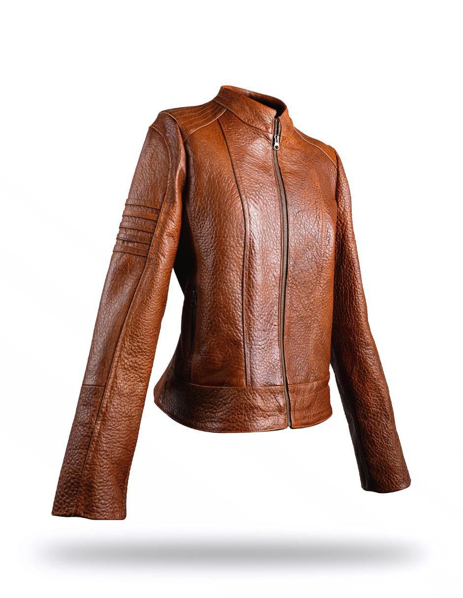 Chamarra de piel para mujer 4
