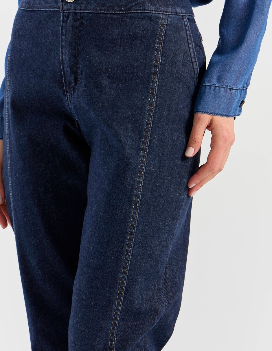 Jeans straight para mujer 4