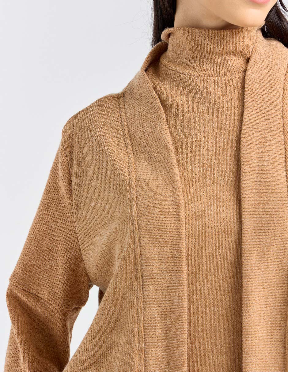 Suéter cuello alto para mujer 4