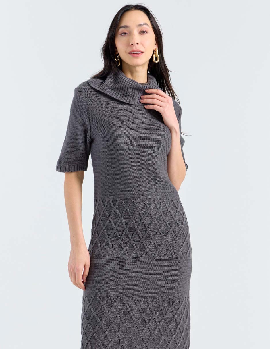 Vestido a la rodilla casual para mujer 1