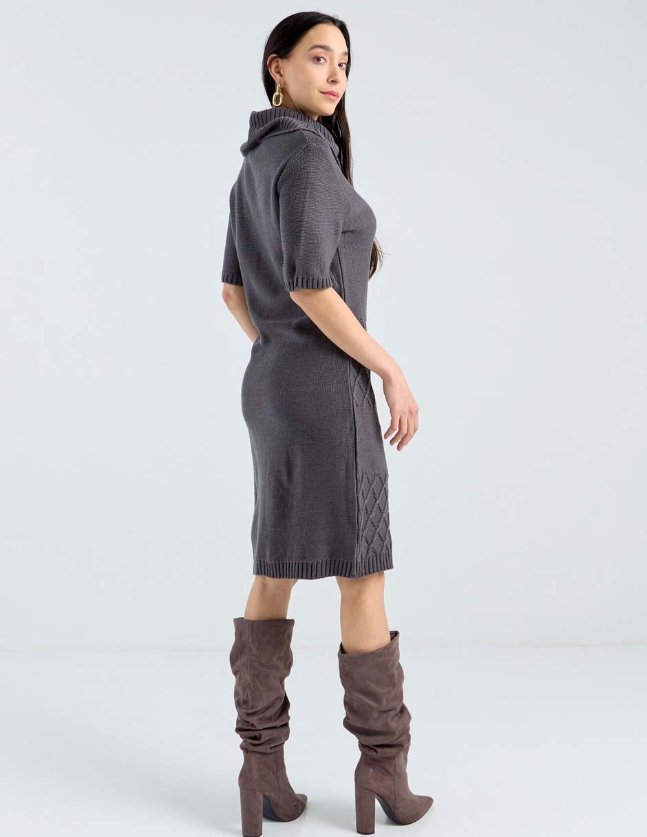 Vestido a la rodilla casual para mujer 5