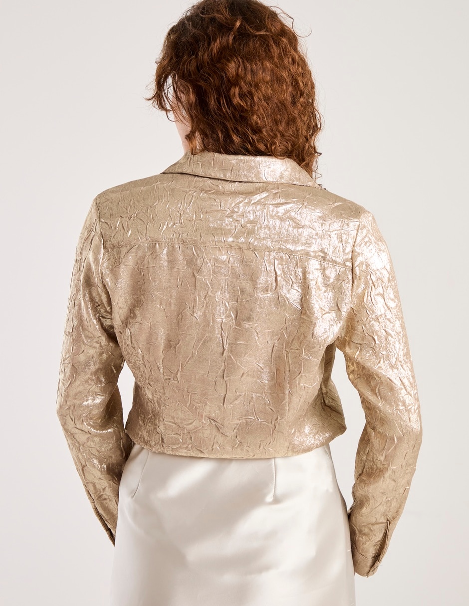 Blusa camisera manga larga para mujer 6