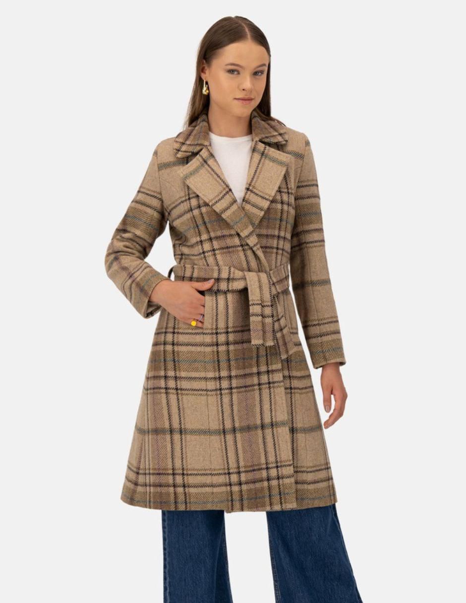 Abrigo de lana para mujer