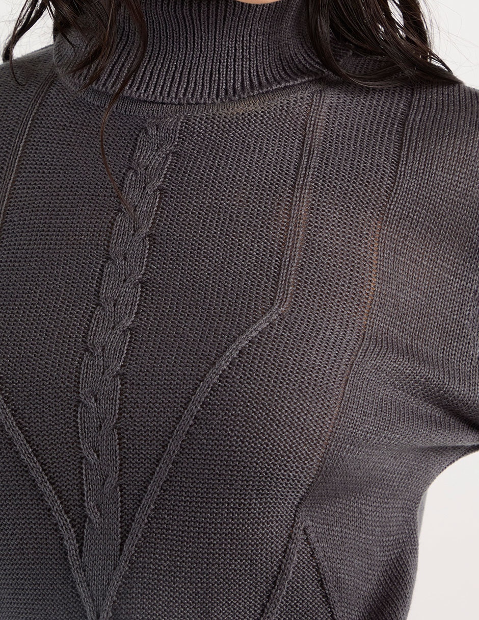 Suéter cuello tortuga para mujer 9