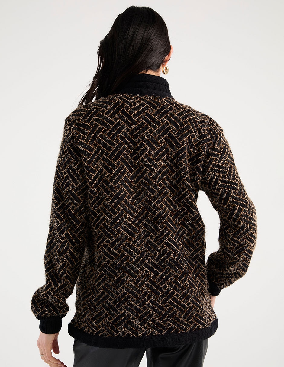 Suéter cuello alto para mujer 11