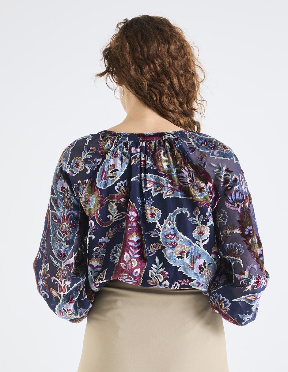 Blusa camisera manga larga para mujer 6