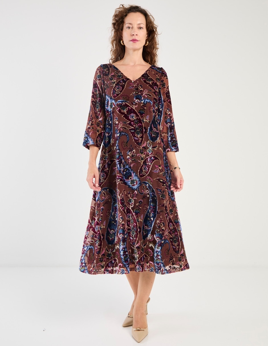 Vestido midi casual para mujer 1