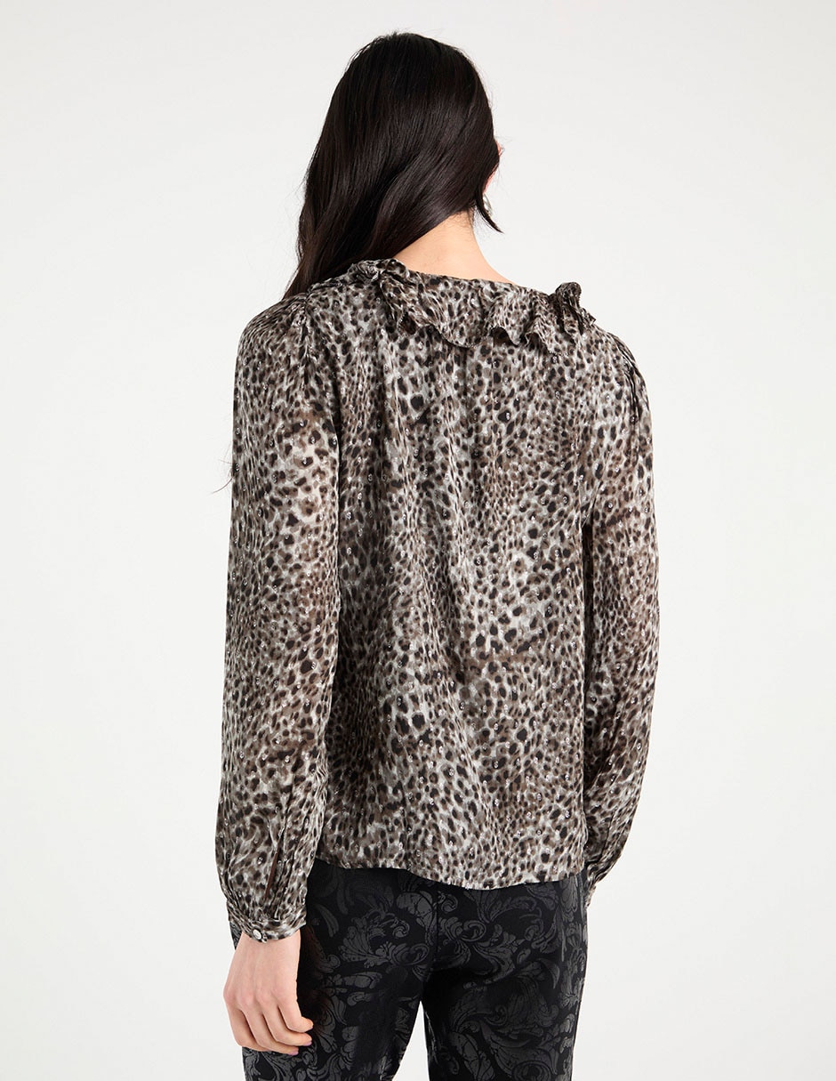 Blusa manga larga para mujer 11