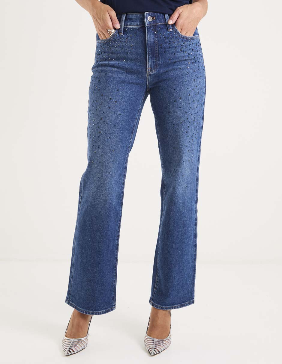 Jeans straight para mujer 1