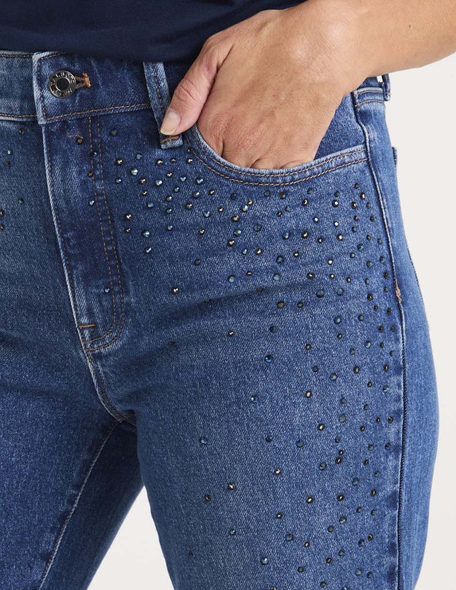 Jeans straight para mujer 9