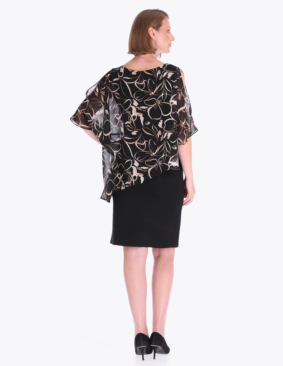 Vestido a la rodilla formal para mujer 5