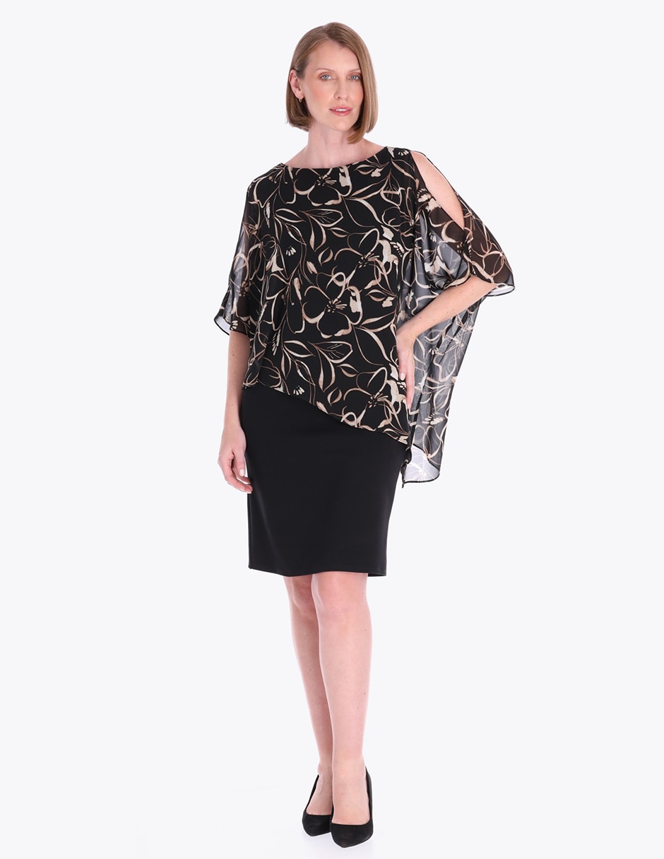 Vestido a la rodilla formal para mujer 6