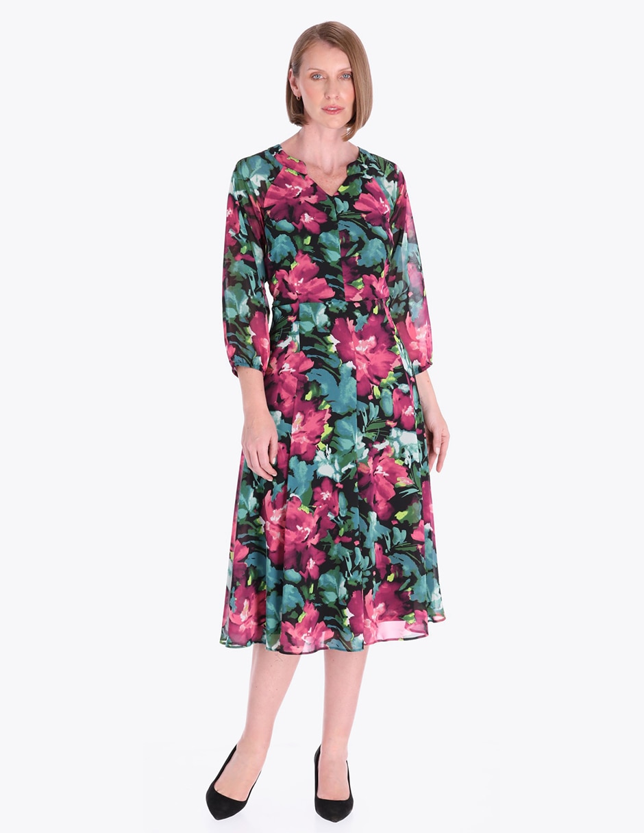 Vestido midi formal para mujer 6