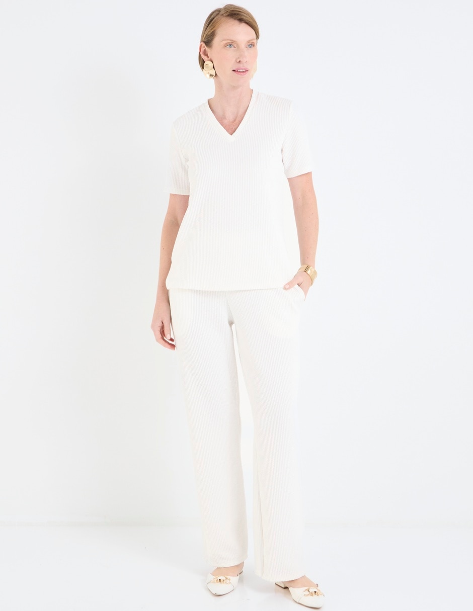 Pantalón regular para mujer