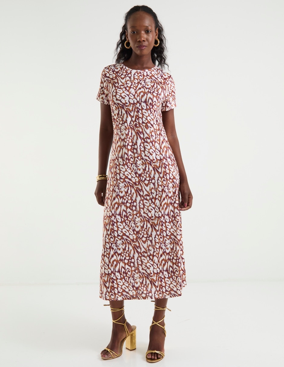 Vestido midi casual para mujer