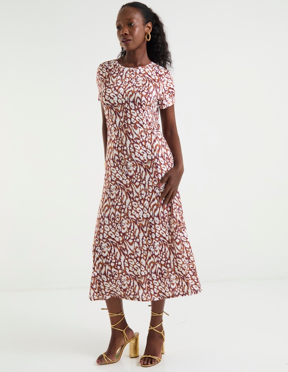Vestido midi casual para mujer