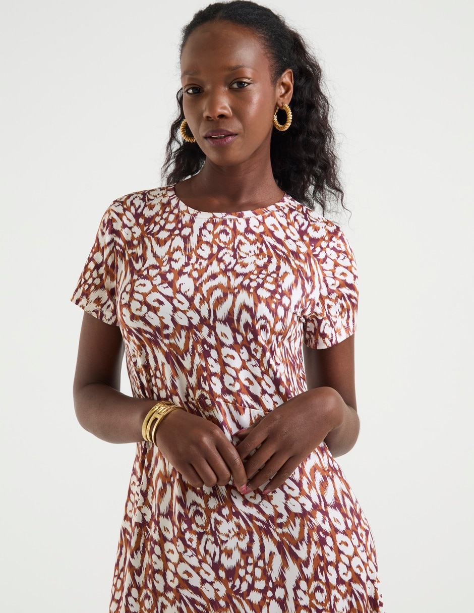 Vestido midi casual para mujer