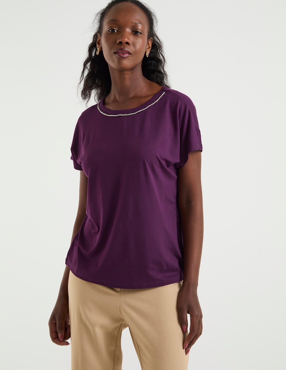 Blusa manga corta para mujer 1