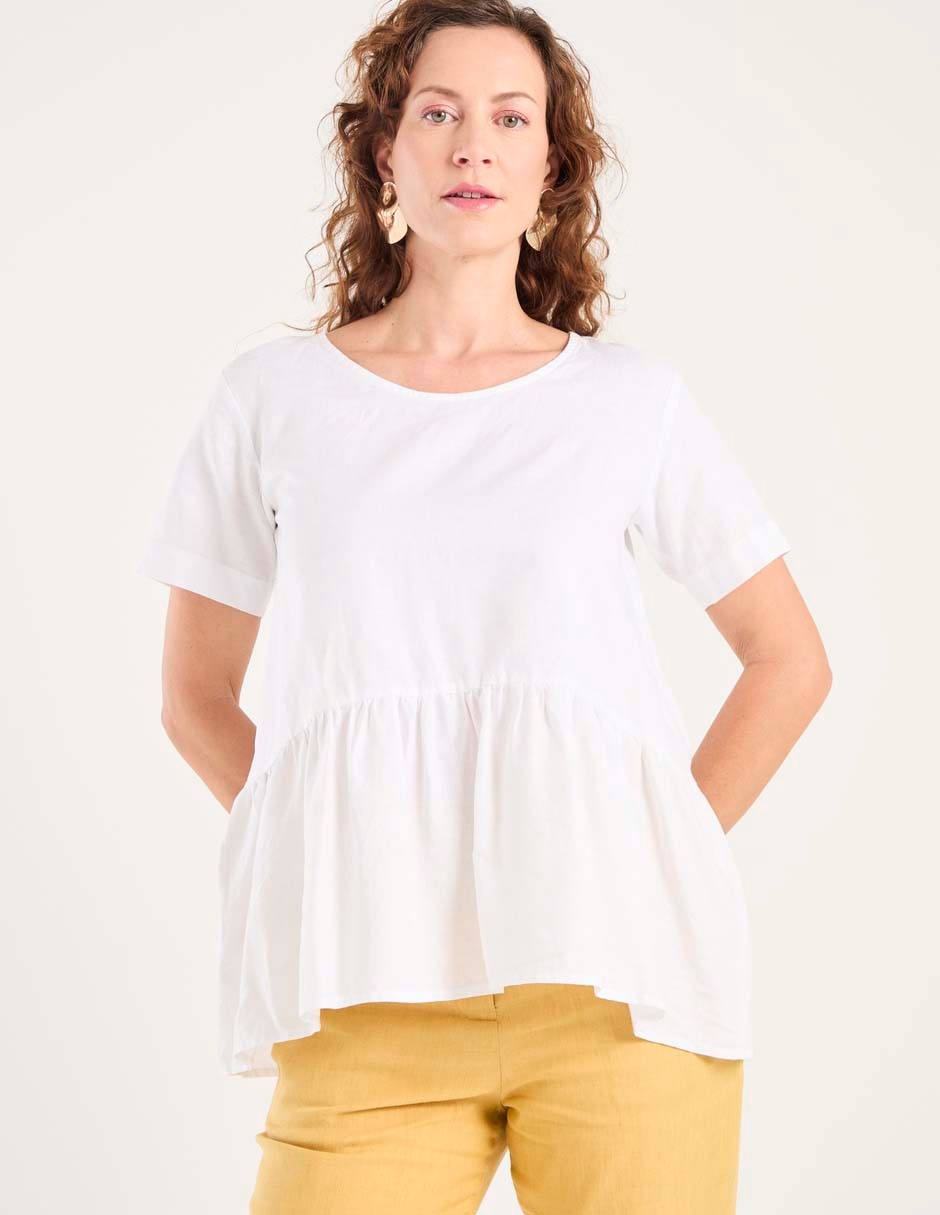 Blusa manga corta para mujer 1