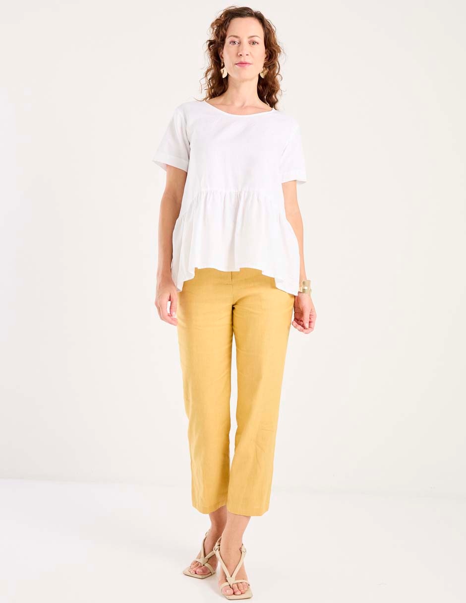 Blusa manga corta para mujer 7