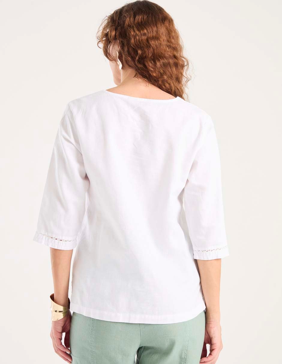 Blusa manga 3/4 para mujer 5