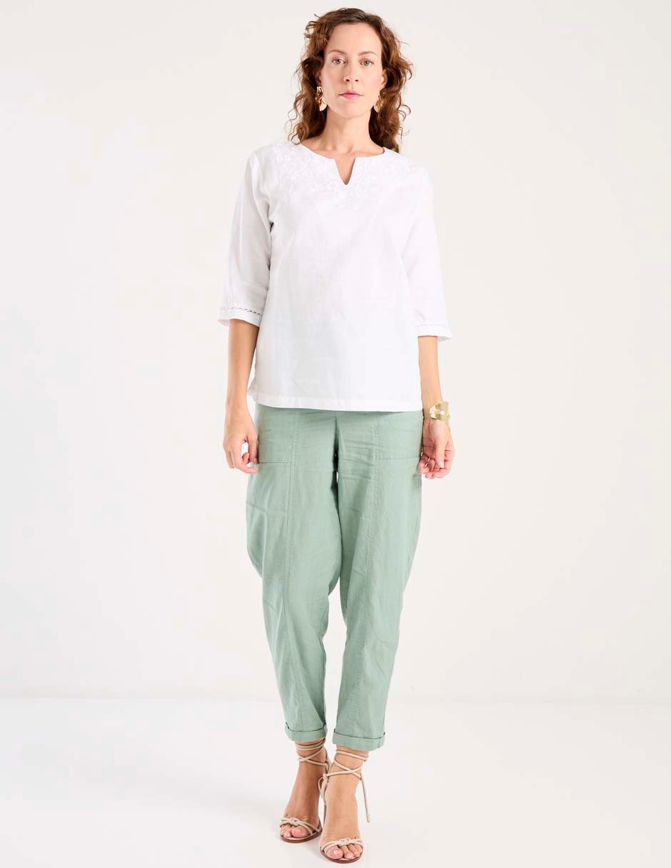 Blusa manga 3/4 para mujer 6