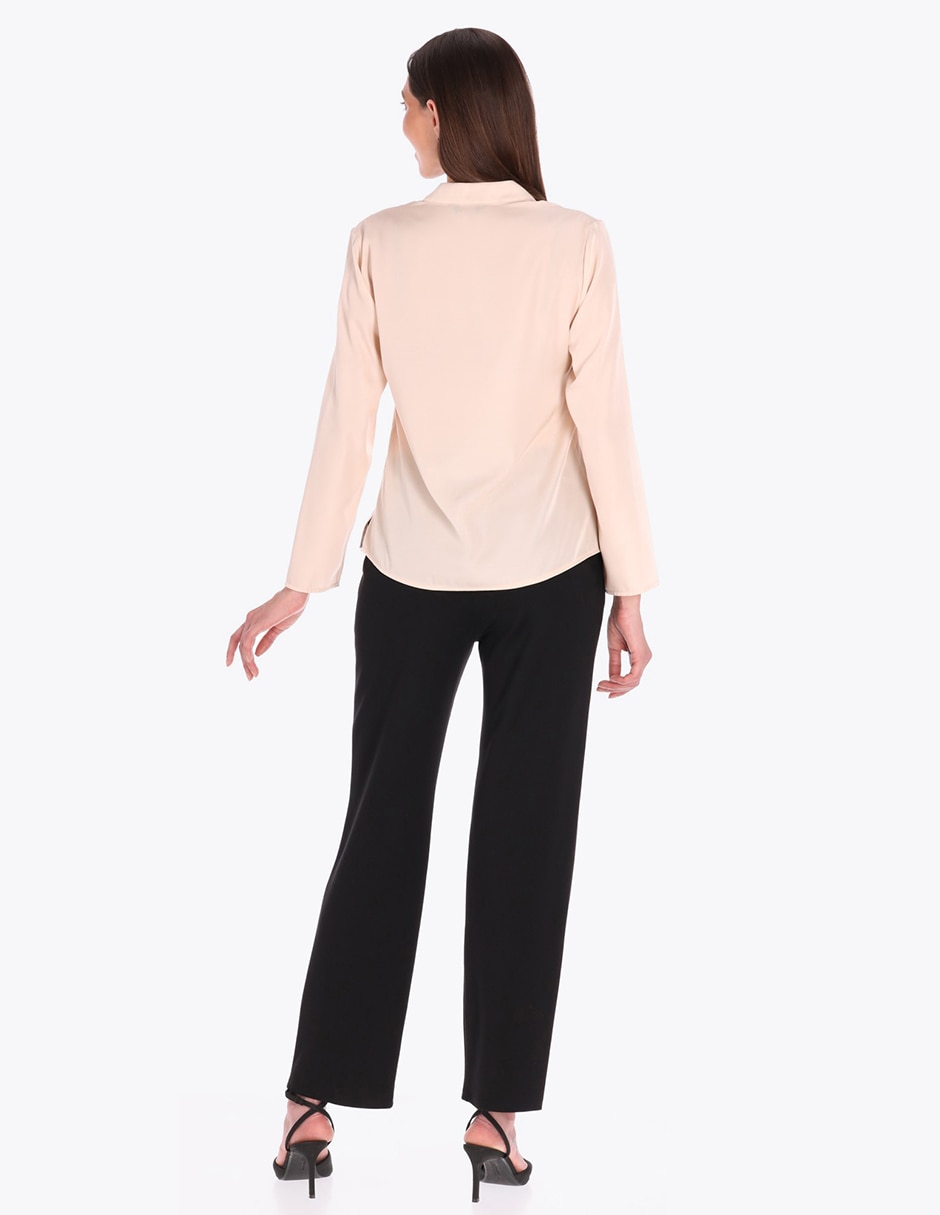Blusa manga larga para mujer 5