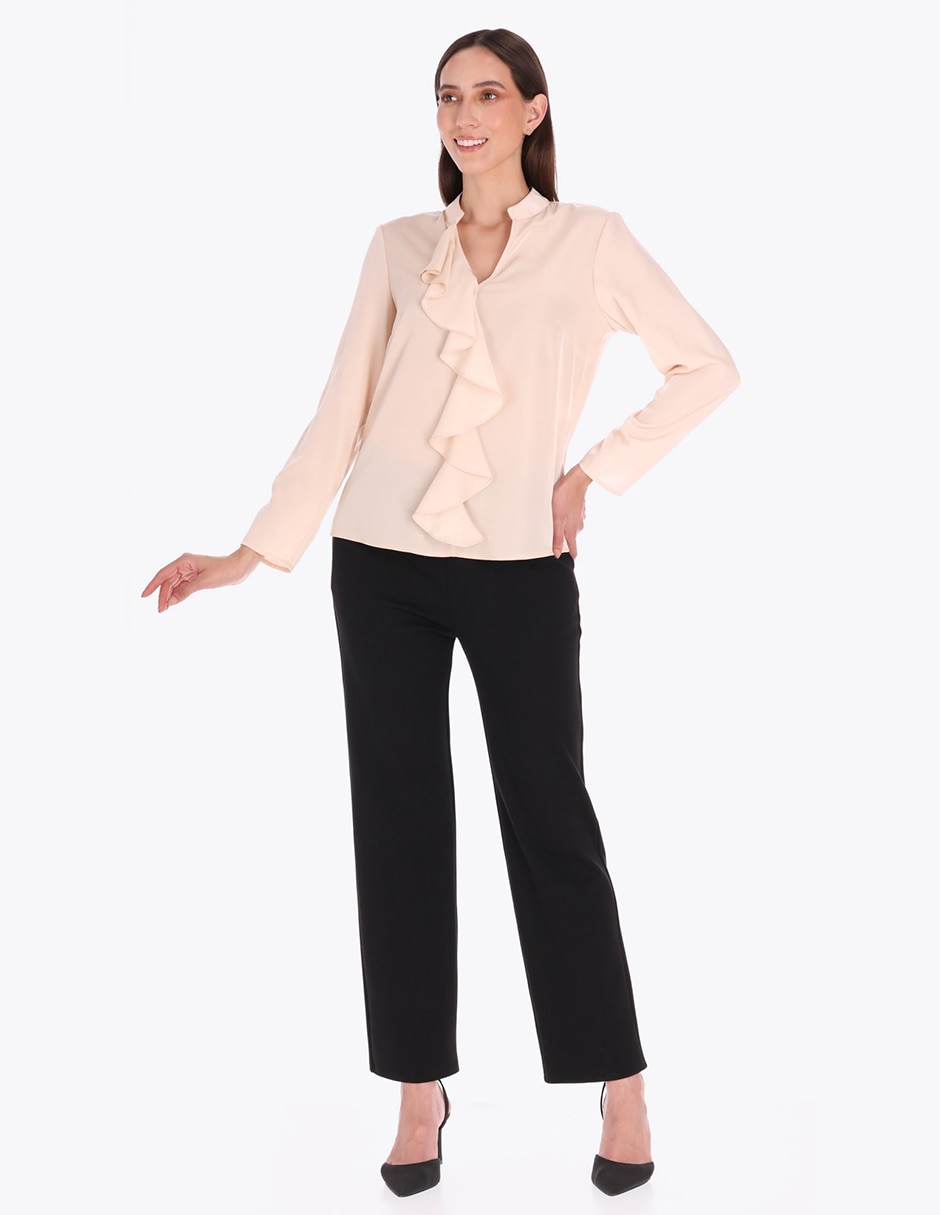 Blusa manga larga para mujer 6
