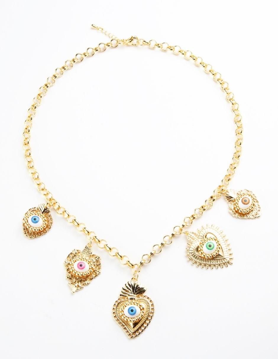 Collar ojo Vistâme con acabado baño de oro 18 K 7