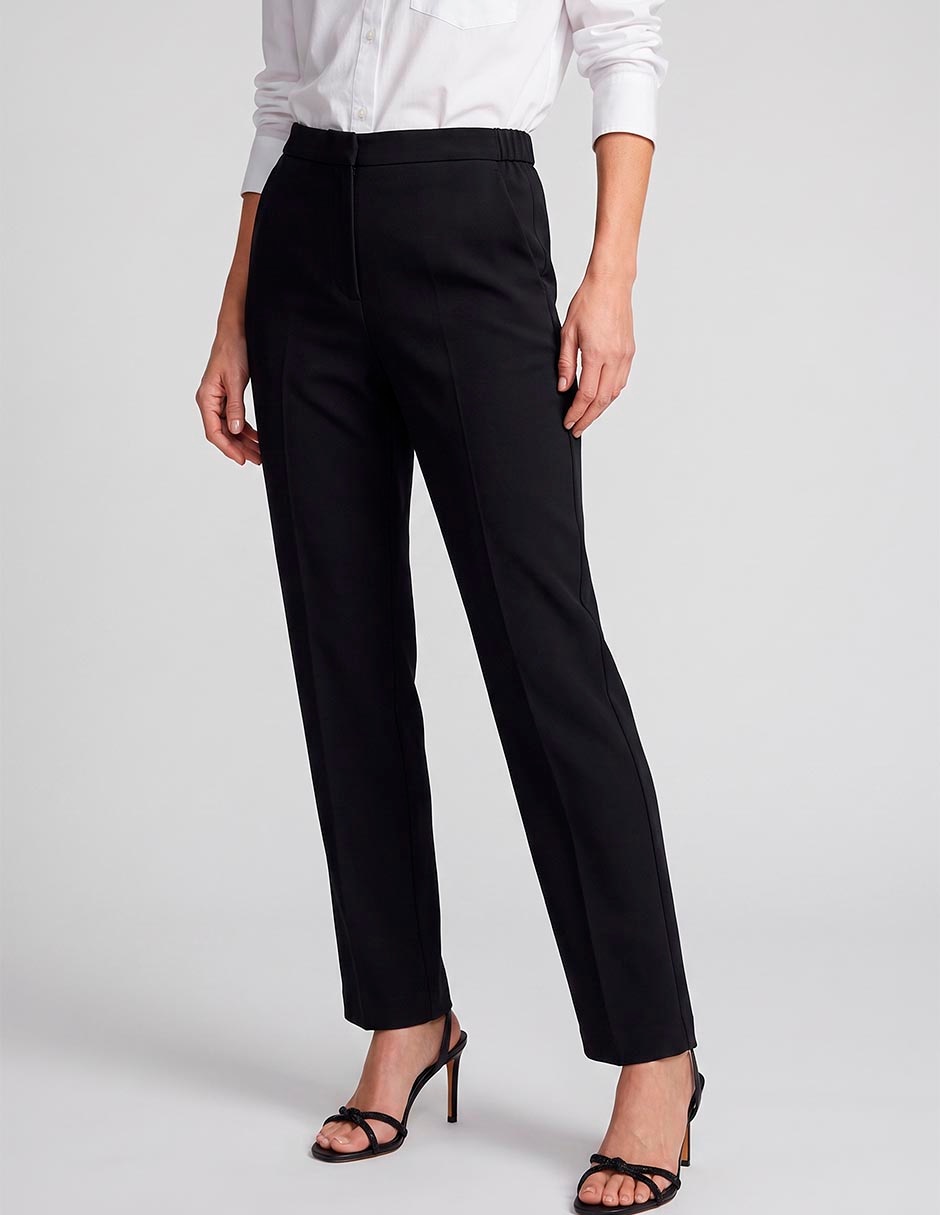 Pantalón de vestir straight para mujer Pantalón de vestir straight para mujer