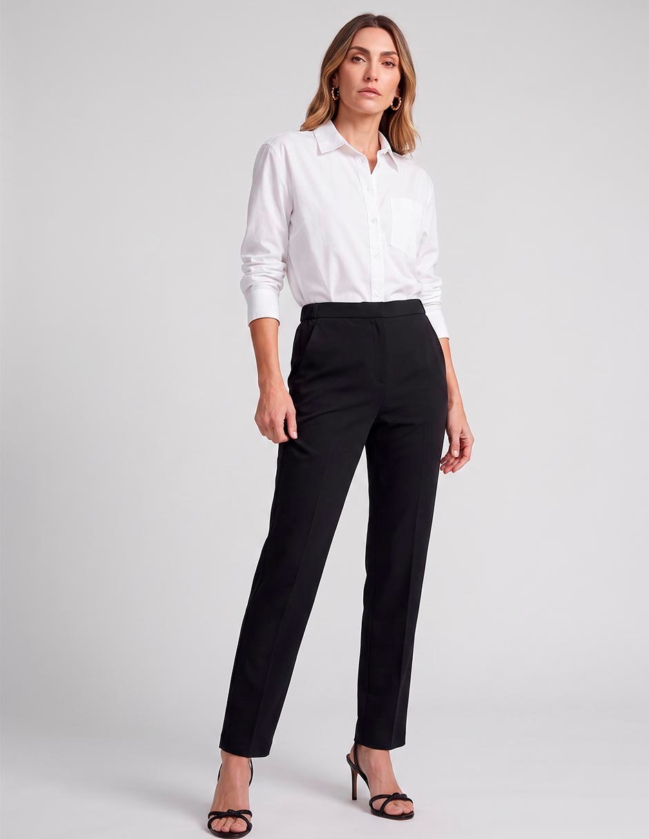 Pantalón de vestir straight para mujer 3