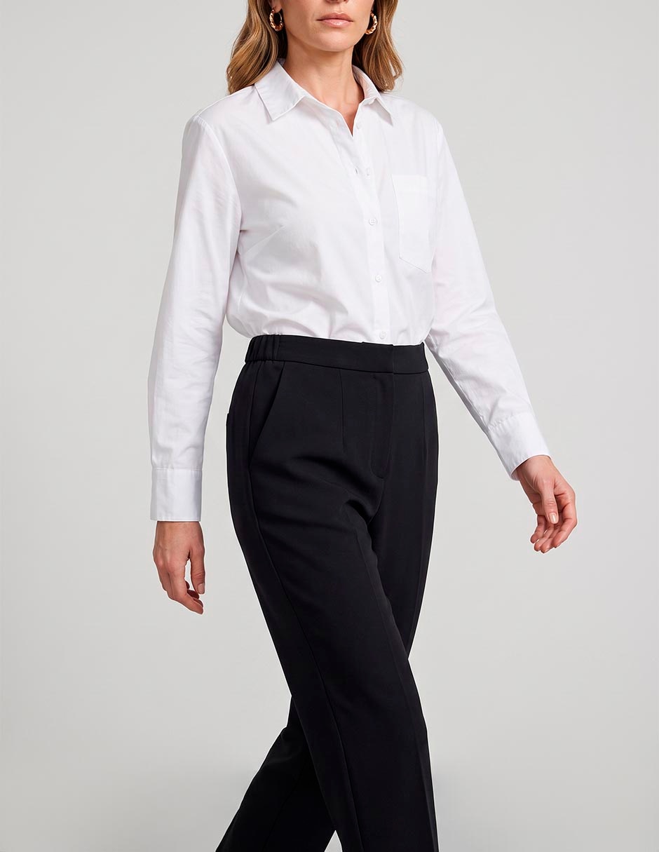 Pantalón de vestir straight para mujer 2