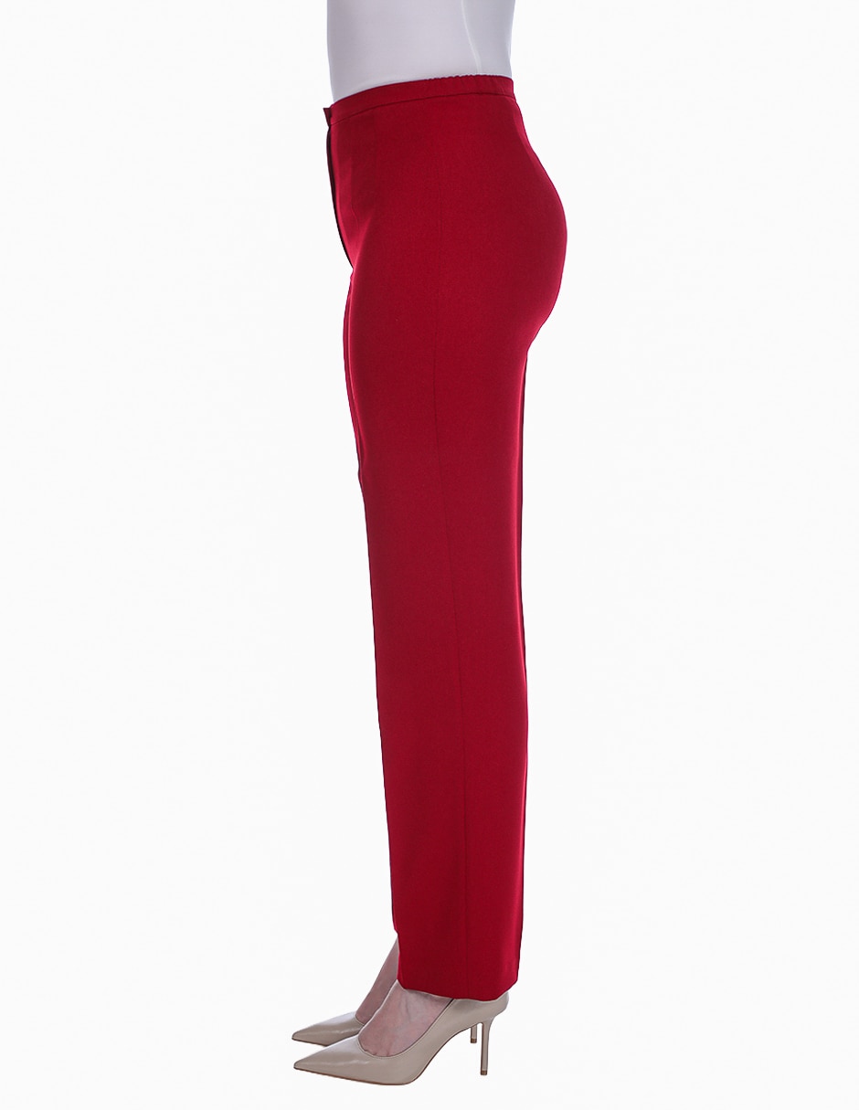 Pantalón de vestir straight para mujer 4