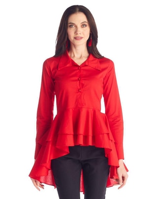 Blusa Beatriz Meade manga larga para mujer