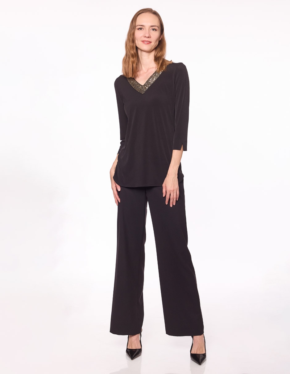 Blusón Damaia Atelier manga 3/4 para mujer