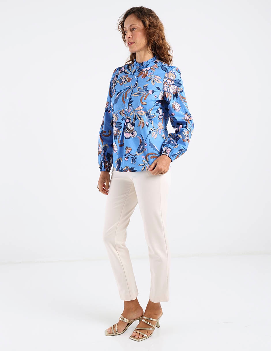 Pantalón capri regular para mujer