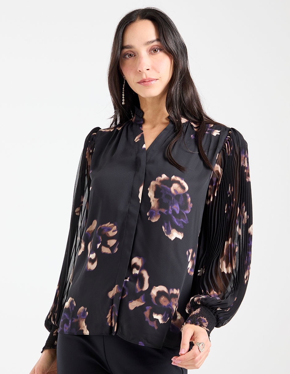 Blusa manga larga para mujer 1
