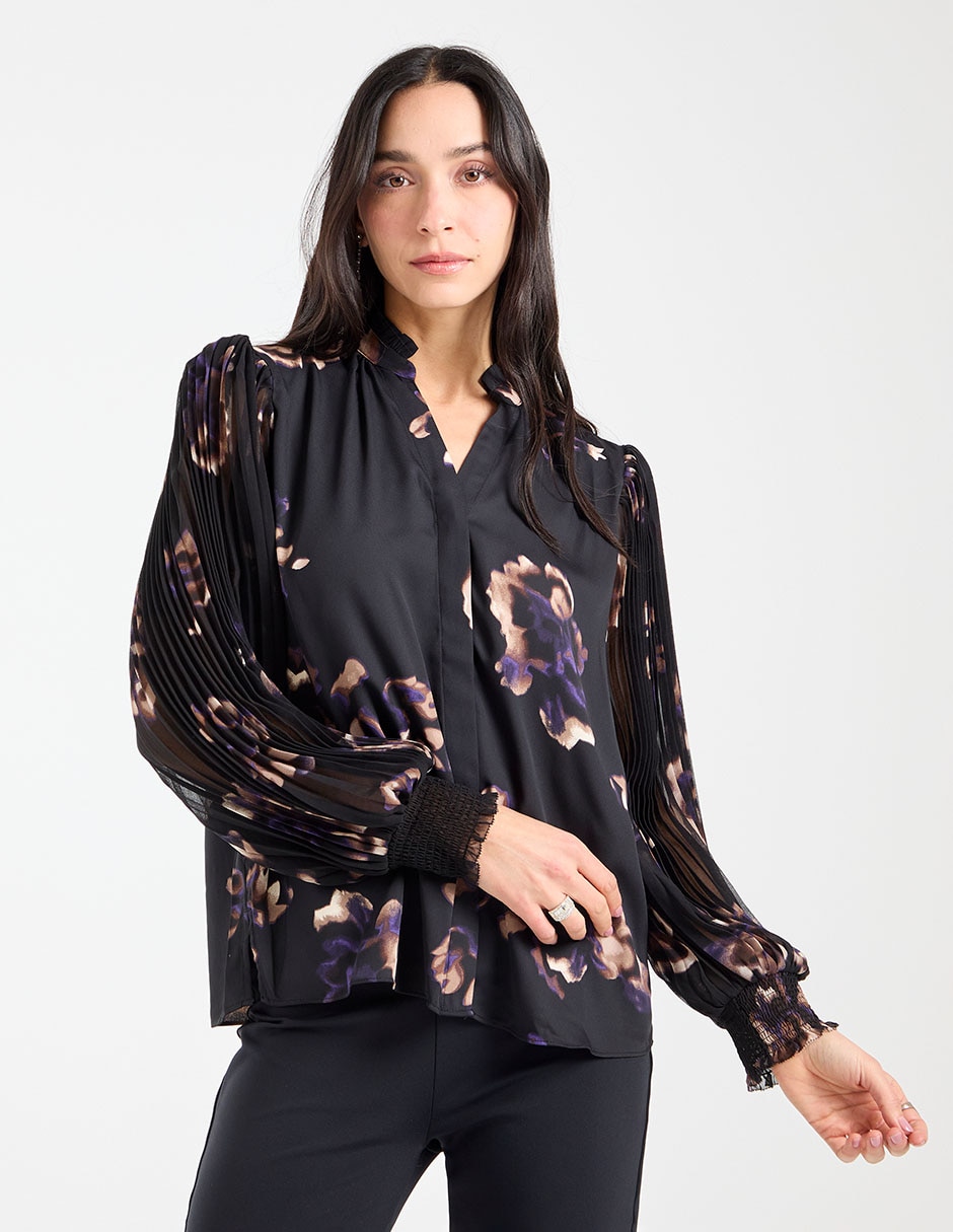 Blusa manga larga para mujer 7