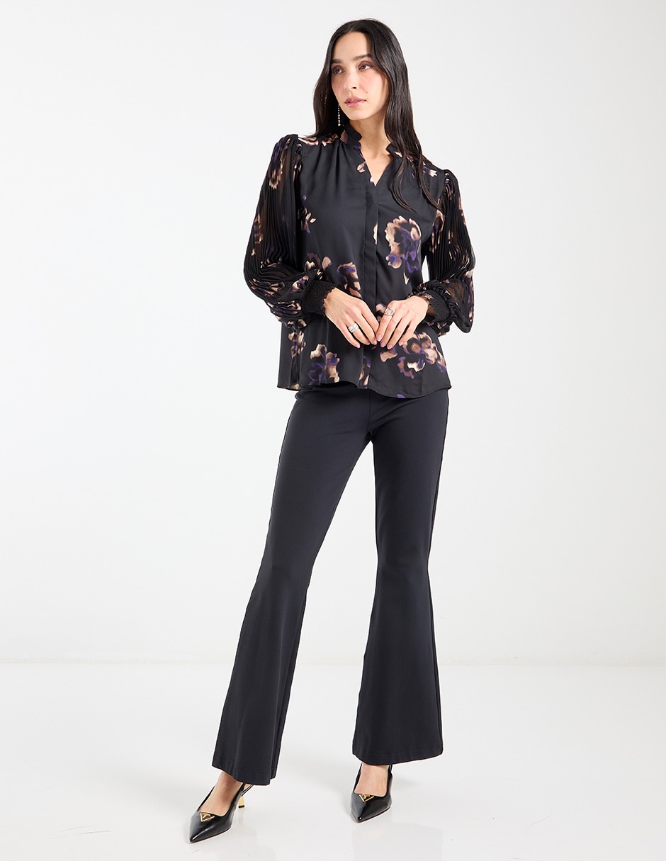 Blusa manga larga para mujer 8