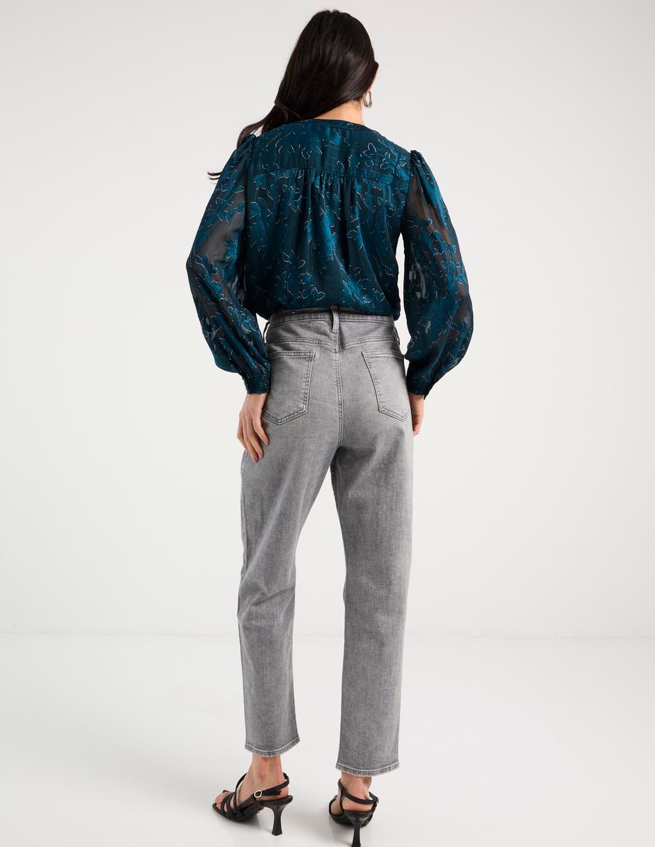Jeans straight para mujer 5
