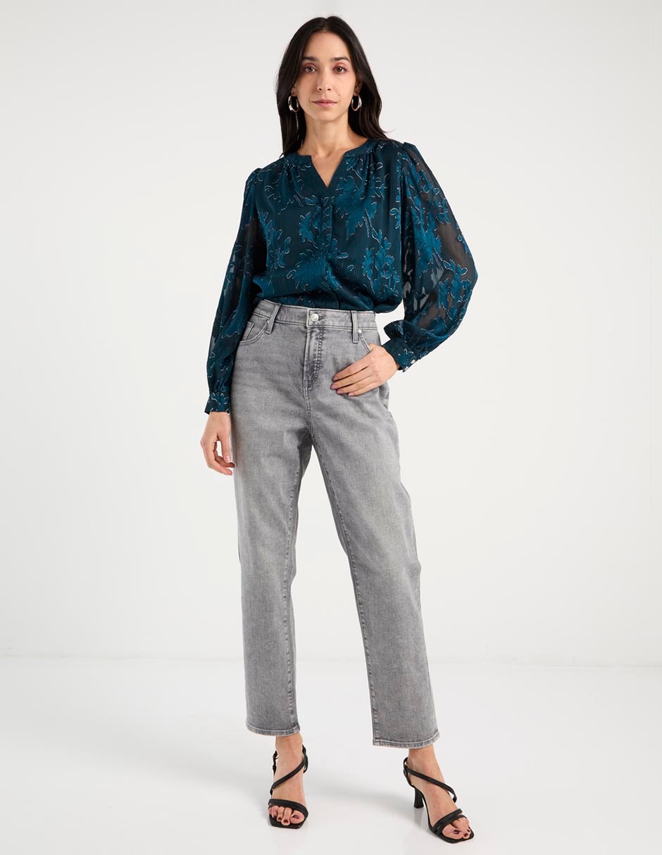 Jeans straight para mujer 6