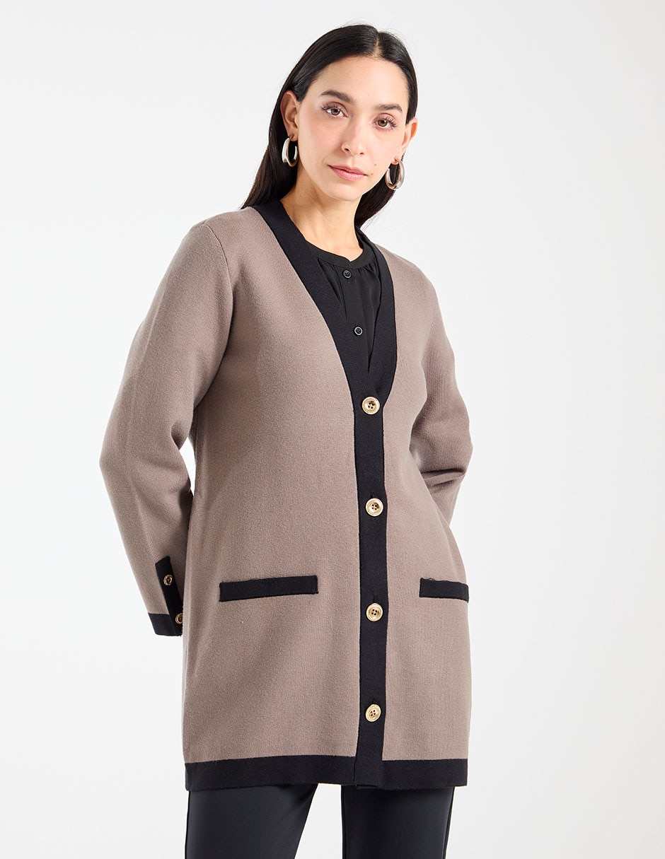 Suéter Travelers cuello V para mujer Suéter Travelers cuello V para mujer