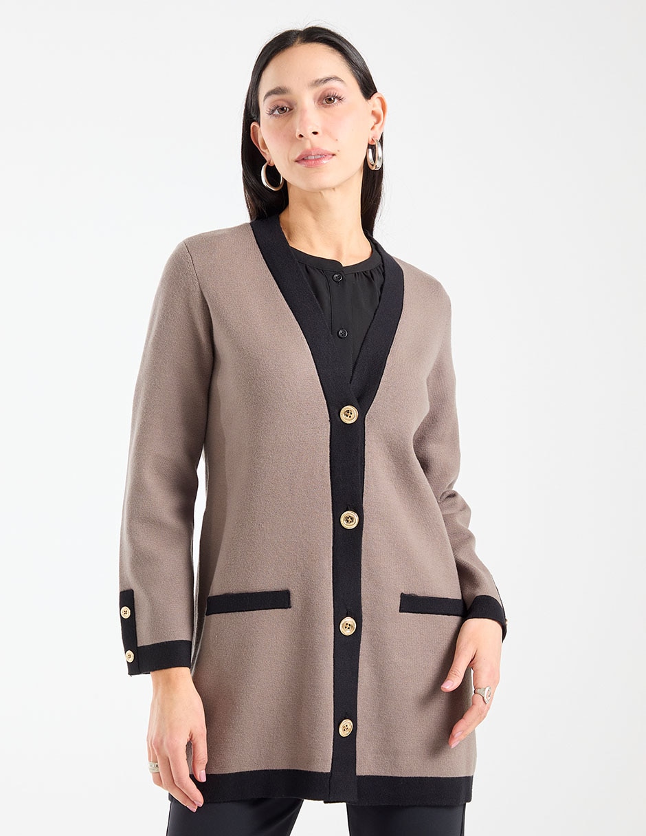 Suéter Travelers cuello V para mujer 5
