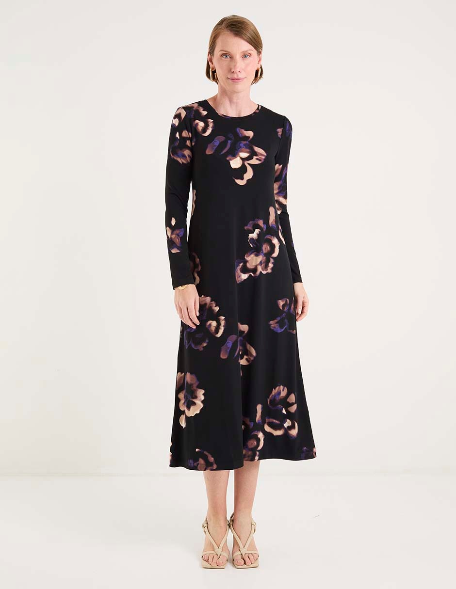 Vestido midi formal para mujer