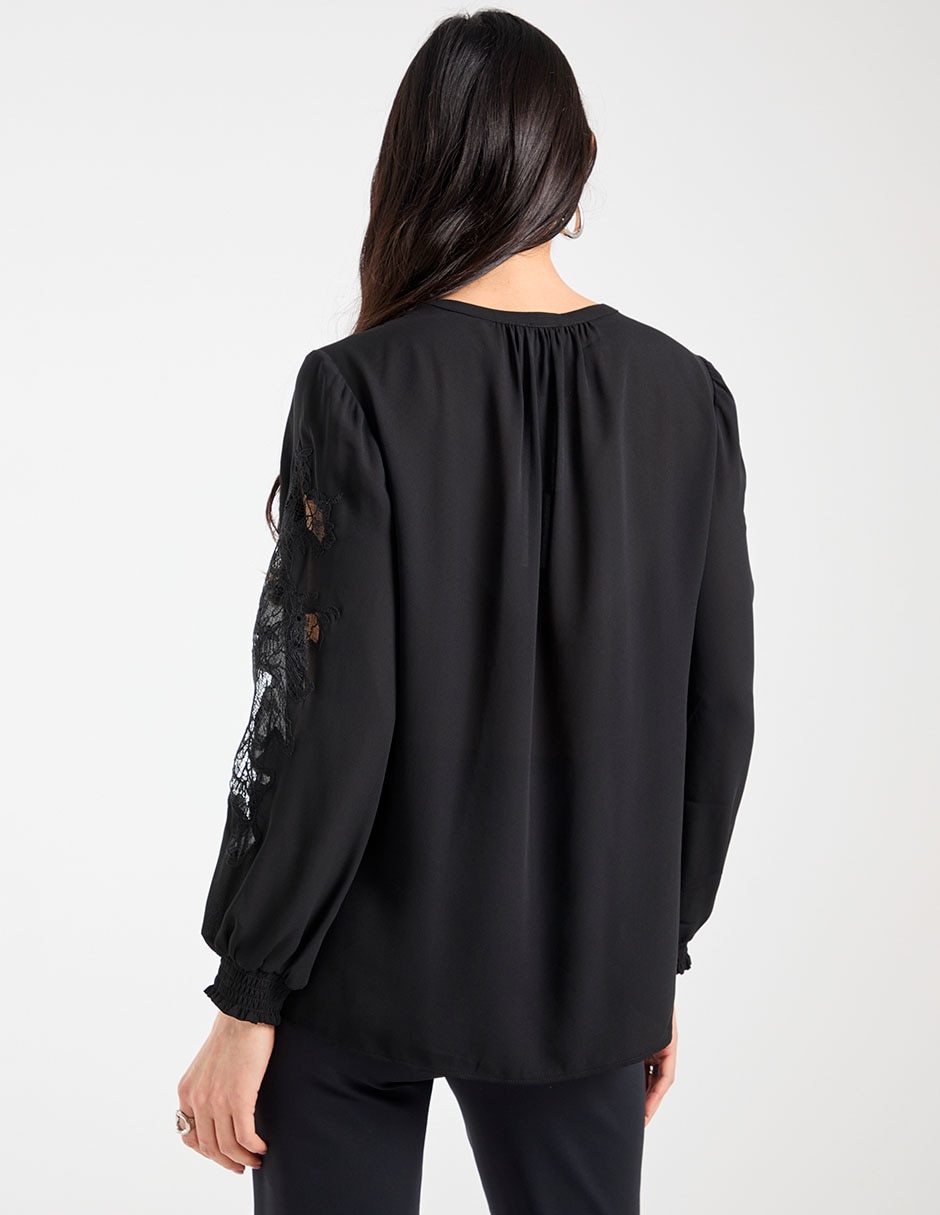 Blusa manga larga para mujer 11